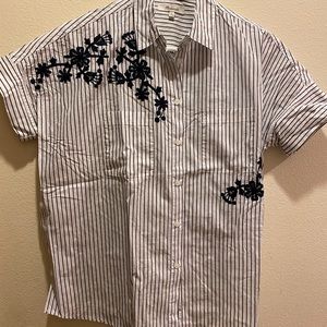 Madewell short sleeved courier shirt